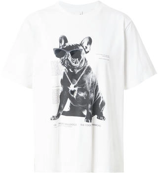 Only ONLDonna T-Shirt grau schwarz weiß
