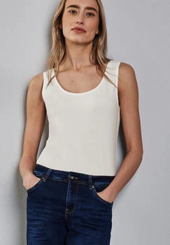 Street One Basic Top off white A322896