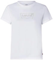 Levis Rundhalsshirt "THE PERFECT TEE" mit Logo im Metallic-Holo Print