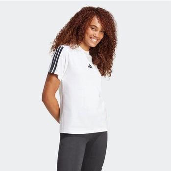 Adidas Essentials 3-Stripes Sleeve Cotton T-Shirt wei&szlig; schwarz