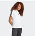 Adidas Essentials 3-Stripes Sleeve Cotton T-Shirt weiß schwarz