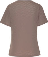 Vivance Kurzarmshirt "mit sommerlichem Ajour-Muster" aus leichtem Feinstrick mit