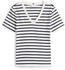 Tommy Hilfiger T-Shirt Kurzarm New Slim Cody V-Ausschnitt blau schwarz dunkelblau