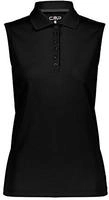CMP 3T59776-96UG-42, CMP Woman Polo Sleeveless nero-graffite (96UG) 42 Damen
