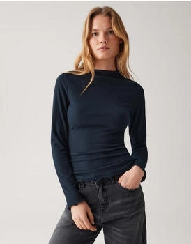 Opus Slim Longsleeve Rippjersey somanzi blau