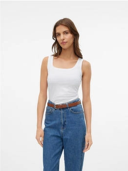 Vero Moda VMLULU SL TANK TOP NOOS wei&szlig;