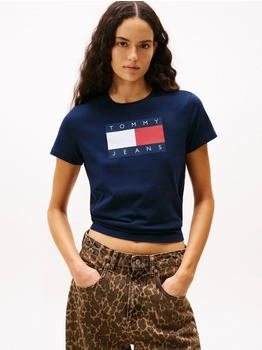 Tommy Hilfiger TJW REG TJ FLAG SS TEE Kurzarmshirt navy
