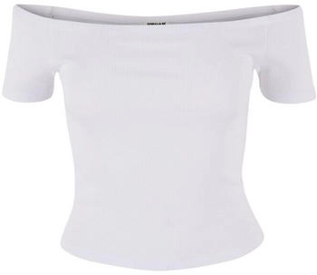 Urban Classics Damen T-Shirt Ladies Organic Off Shoulder Rib TB6184