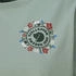 Fjällräven Fjällblomster Logo T-Shirt Damen Misty Green (F14600213)