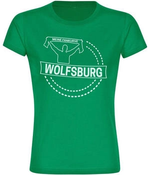multifanshop T-Shirt Hannover Meine Fankurve grün