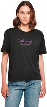 Miss Tee Bad Idea Tee schwarz