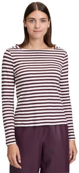 Betty Barclay Ringelshirt cream dunkelrot