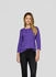 Rabe 4-Arm-Shirt Strukturmuster lila violett