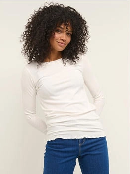 Kaffe KAdrew Damen Langarmshirt chalk