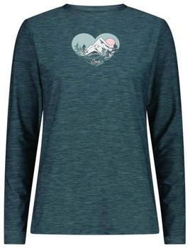 CMP T-shirt trek grün-meliert F510