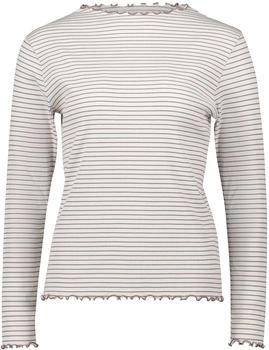 Cartoon Langarm-Shirt wei&szlig; taupe