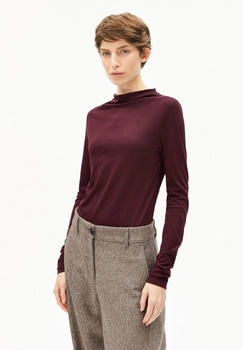 armedangels Longsleeve Bio-Woll Mix rot