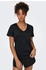 Only ONPCORE LIFE VN SS REG TEE NOOS Trainingsshirt Reflektoren schwarz meliert