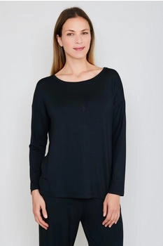 Joop! Langarmshirt 'Luxe' schwarz