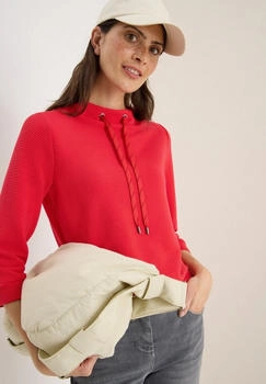 Cecil Shirt 'Ottoman' feuerrot schwarz