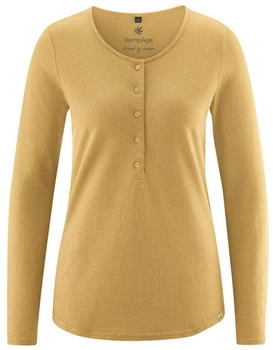 HemPage Longsleeve Hanf Bio-Baumwolle dijon