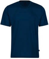 Trigema T-Shirt TRIGEMA T-Shirt aus 100% Baumwolle (1-tlg) blau XXL (50/52)