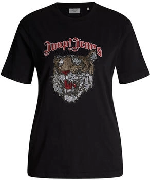 Joop! Damen T-Shirt 'Tanasia' rot schwarz weiß