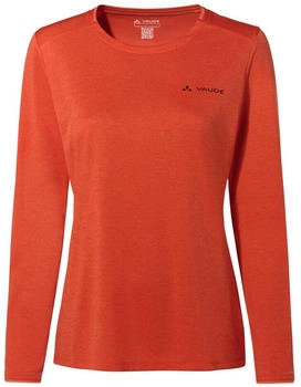 VAUDE Essential Ls T-Shirt glowing red