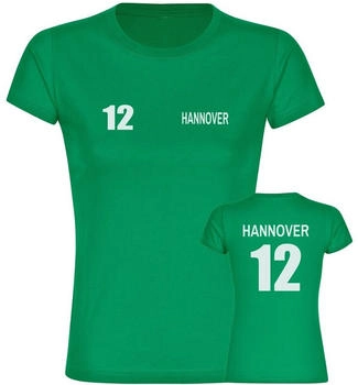 multifanshop Trikot Nummer grün schwarz