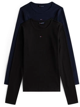 Tommy Hilfiger Shirt 'ESSENTIAL' marine schwarz