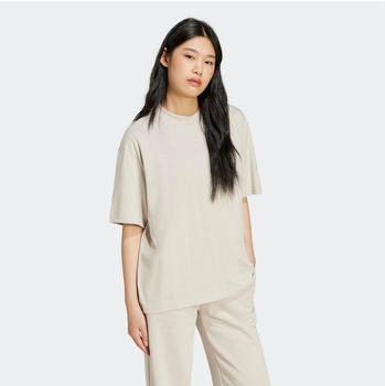 Adidas Essentials Contemporary Logo Boyfriend T-Shirt wunder alumina
