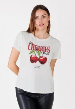 Key Largo T-Shirt WT FRUIT rund weiß
