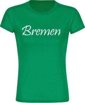 multifanshop T-Shirt Hannover Schriftzug grün