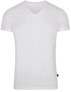 Trigema T-Shirt V-Shirt einfarbig weiß 001