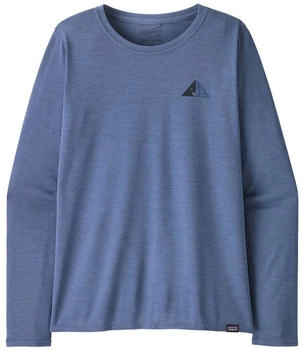 Patagonia Cap Cool Daily Graphic Shirt Lands Longsleeve blau schwarz
