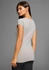 Laura Scott T-Shirt sehr figurbetont frischer Print grau schwarz