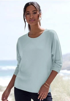 Vivance Dreams Langarmshirt Struktur-Optik mint