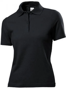 Stedman Polo Schwarz baumwolle