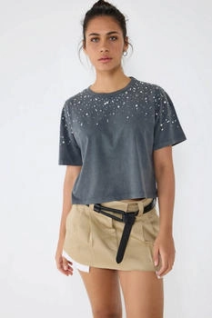 No Matter What Damen T-Shirt anthrazit