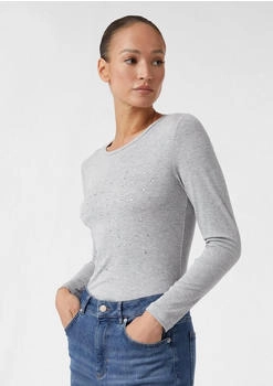 Comma Longsleeve Glitzersteinen und Viskose