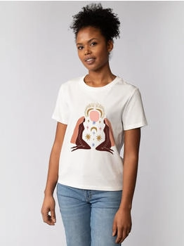 watapparel T-Shirt Love and flex off white