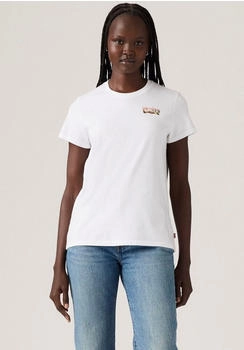 Levi's The Perfect Tee hellgelb cranberry weiß