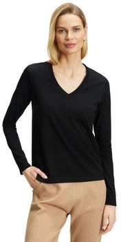 Falke T-Shirt Essential reine Baumwolle schwarz