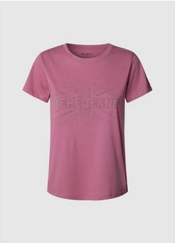 Pepe Jeans T-Shirt 'BERTIE' Nieten slate rose