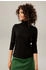 Aniston rollkragenshirt bunt schwarz bedruckt uni