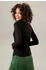 Aniston rollkragenshirt bunt schwarz bedruckt uni