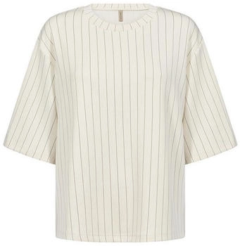 Soyaconcept Siri Damen T-Shirt creme grau