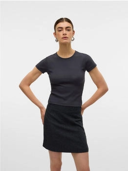 Vero Moda VMCHLOE SS SHORT TOP JRS NOOS asphalt