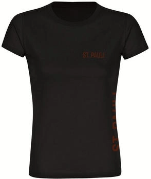 multifanshop T-Shirt Brust Seite schwarz