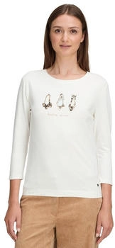 Betty Barclay Casual-Shirt patch cremeweiß schwarz